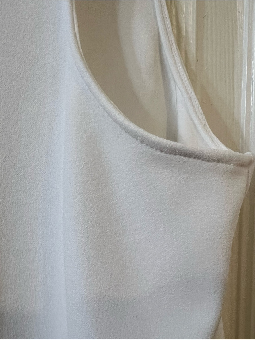 Preston & York Cream Pearl-Trim Sleeveless Camisole - Picture 5 of 6